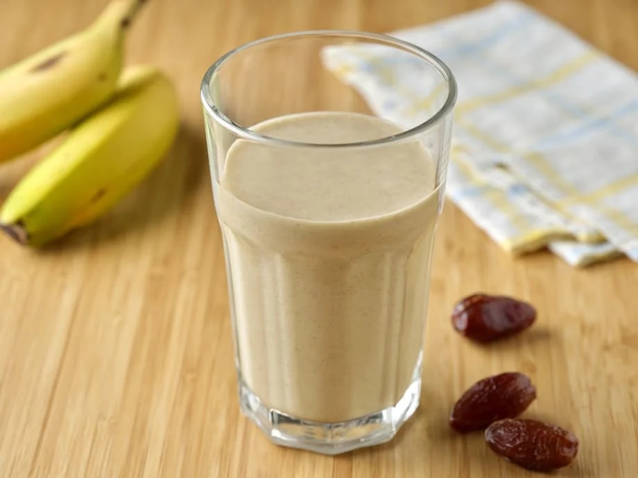 Batido de avena y plátano
