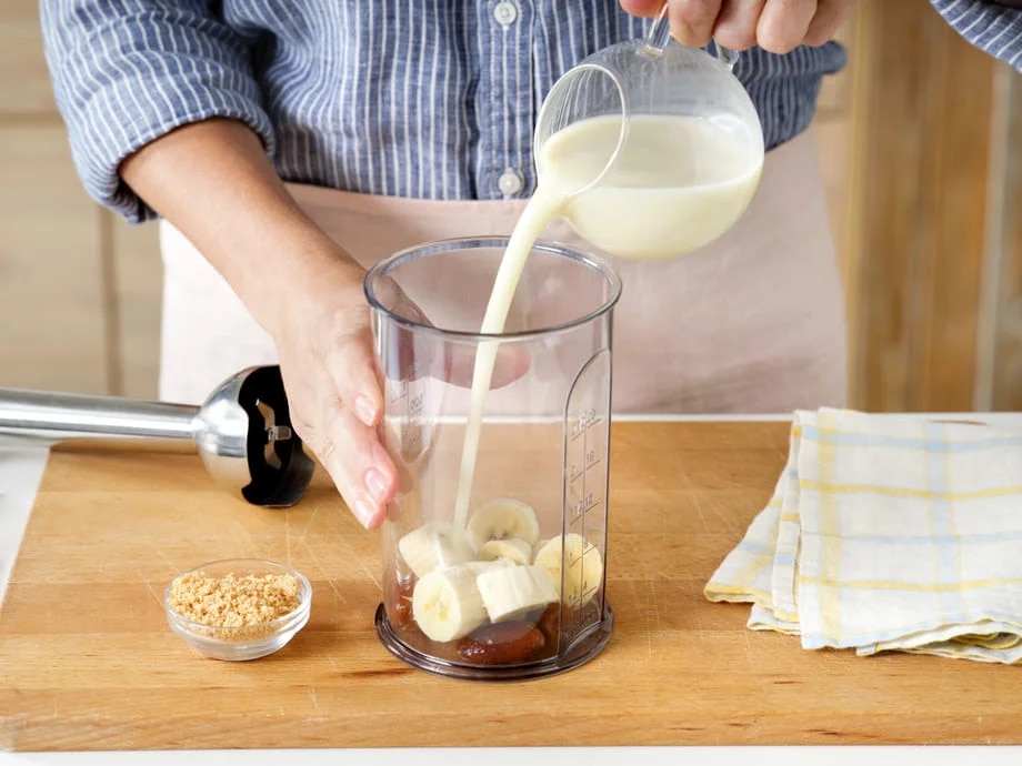 Batido de avena y plátano