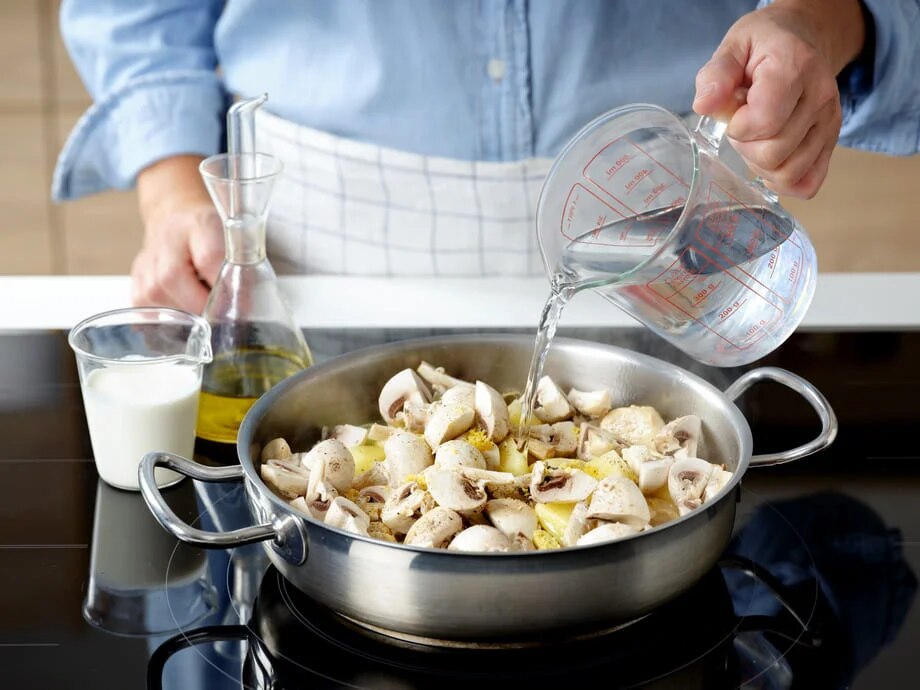 Recetas Crema de champiñones y pollo