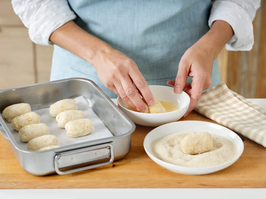 Croquetas de pollo y jamón
